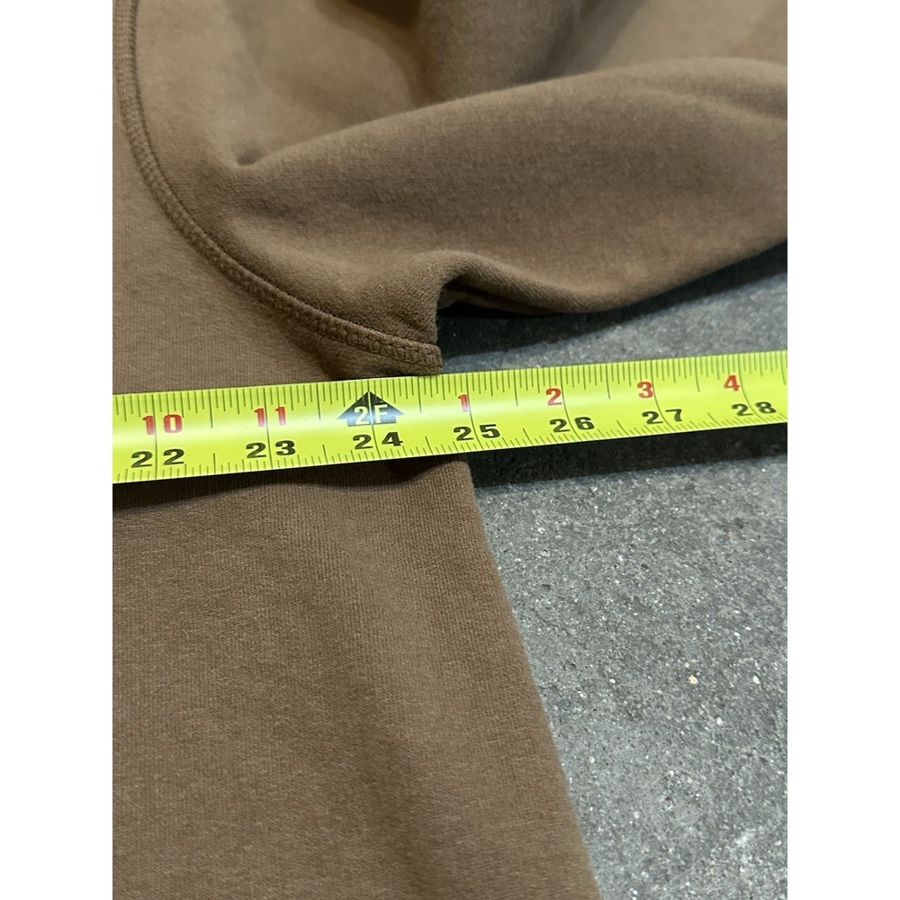 Vtg NWT Woolrich Fleece Lined Pullover  1/4 Zip Brown Men's Size XL - Picture 7 of 8